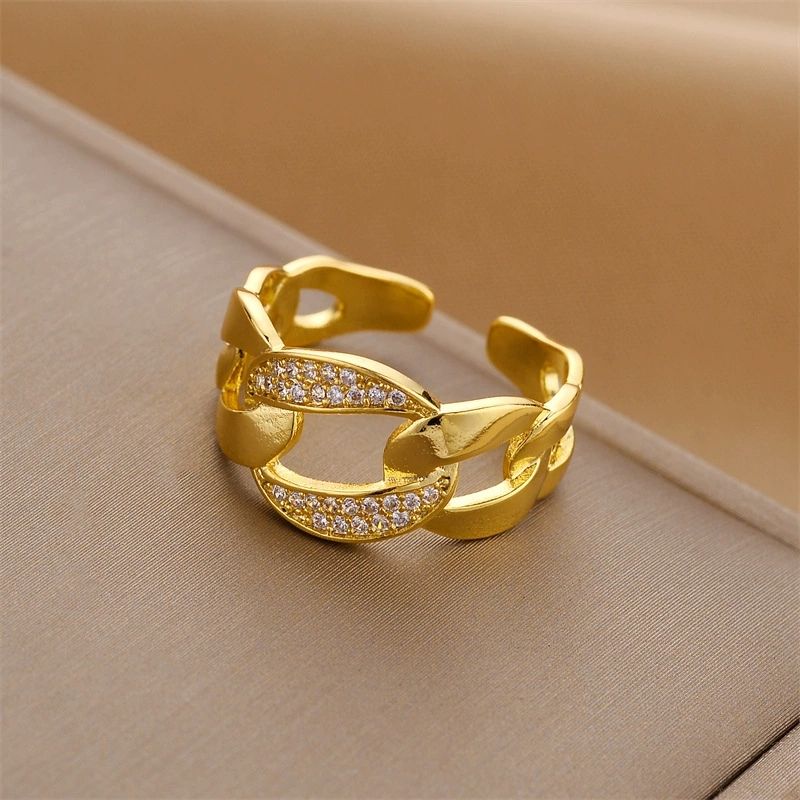 Premium Ring Pearl zircon open ring CRRSHOP Ring accessories free shipping 