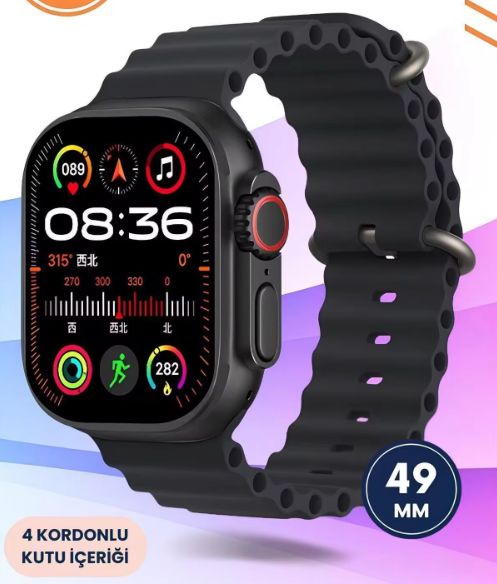 Series T10 Ultra Smartwatch With 2.19 Infinite Display 7 Multi Strap Big Display SmartWatch