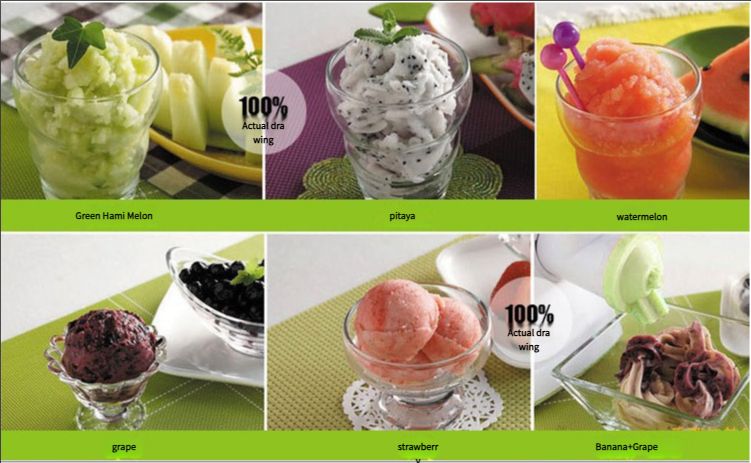 Big Boss Swirlio Home Fruit Ice Cream Maker Homemade Ice Cream Maker Blender