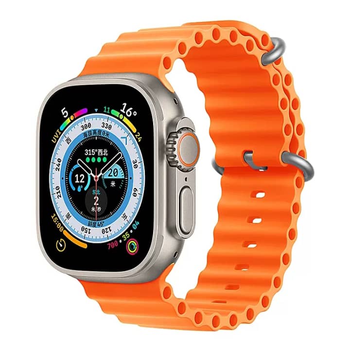 U9 Ultra New Smart Watch Buckle Ocean Strap Silicone Strap Silicone Watchband