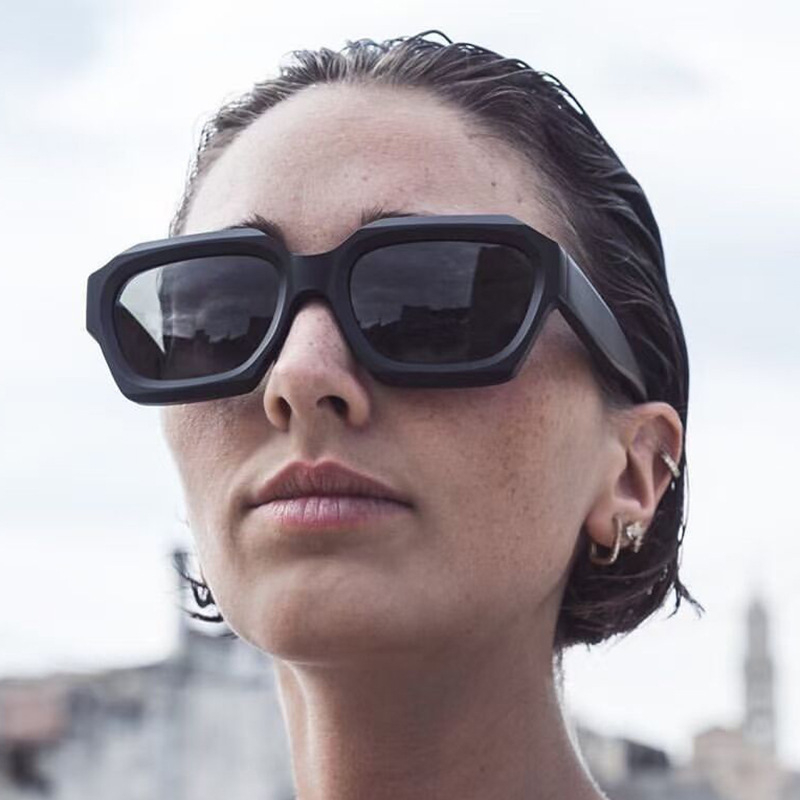 3658 Retro Sunglasses Women Small Square Eyewear Men/Women Luxury Brand Irregular Glasses Women UV400
