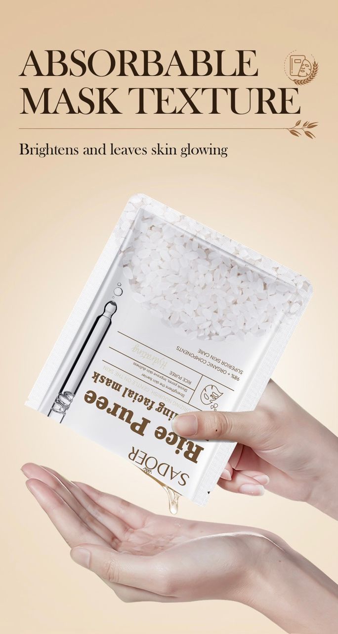 Natural Plant Fruit Face Mask Beauty Skincare Masks Moisturizing Anti Aging Hydrating Facial Mask Face Care
