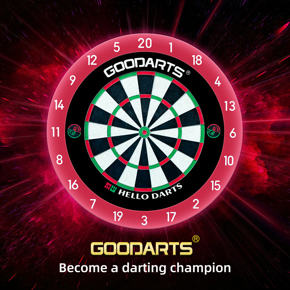 Professional Double-sided Flocking Dart Board Steel Tipped Darts Competition KTV Entertainment and Leisure with 6 Darts