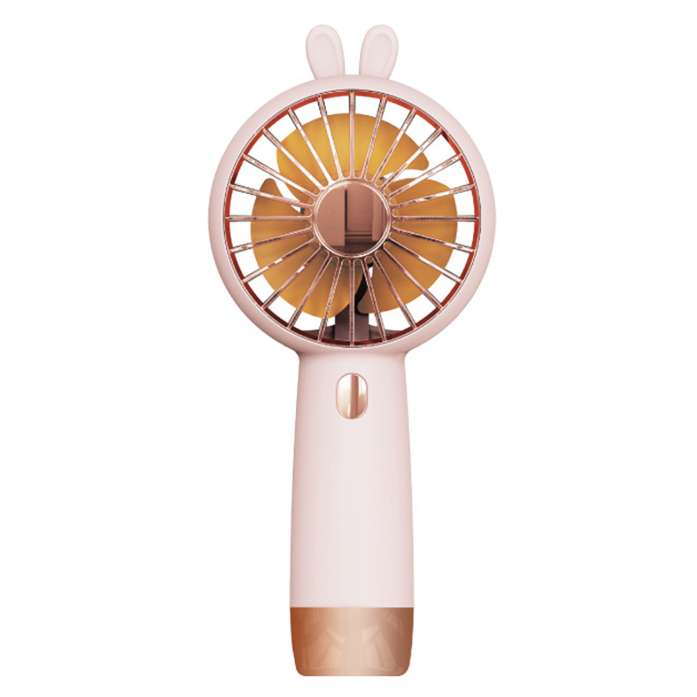 Portable mini handheld small fan usb charging fan desktop student cold fan green
