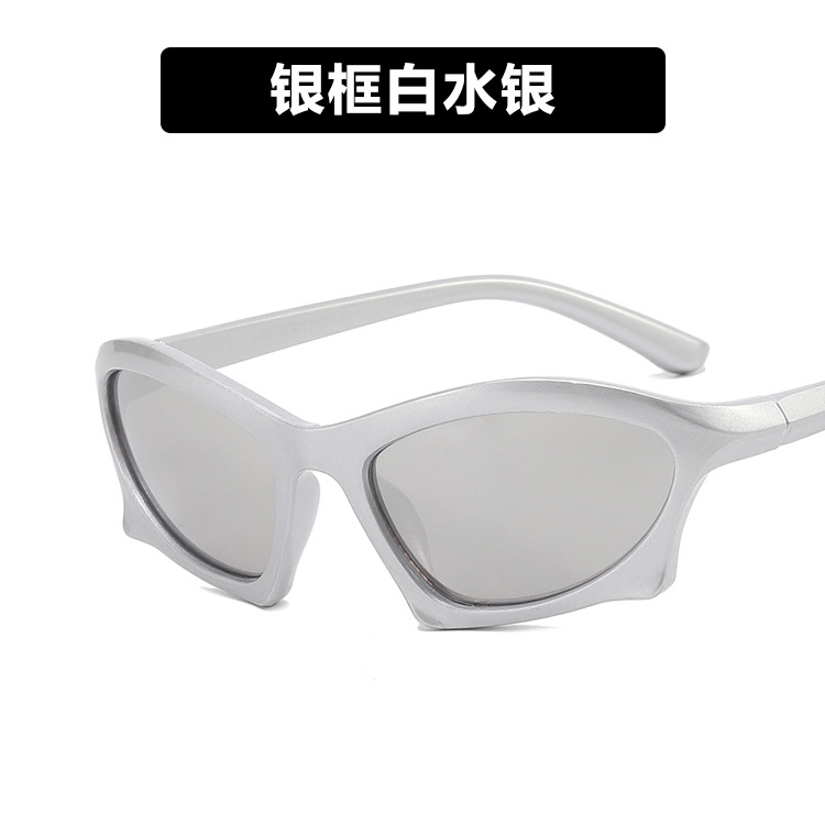 2024 New irregular outdoor sports Y2K retro trend street photo sunglasses 1287