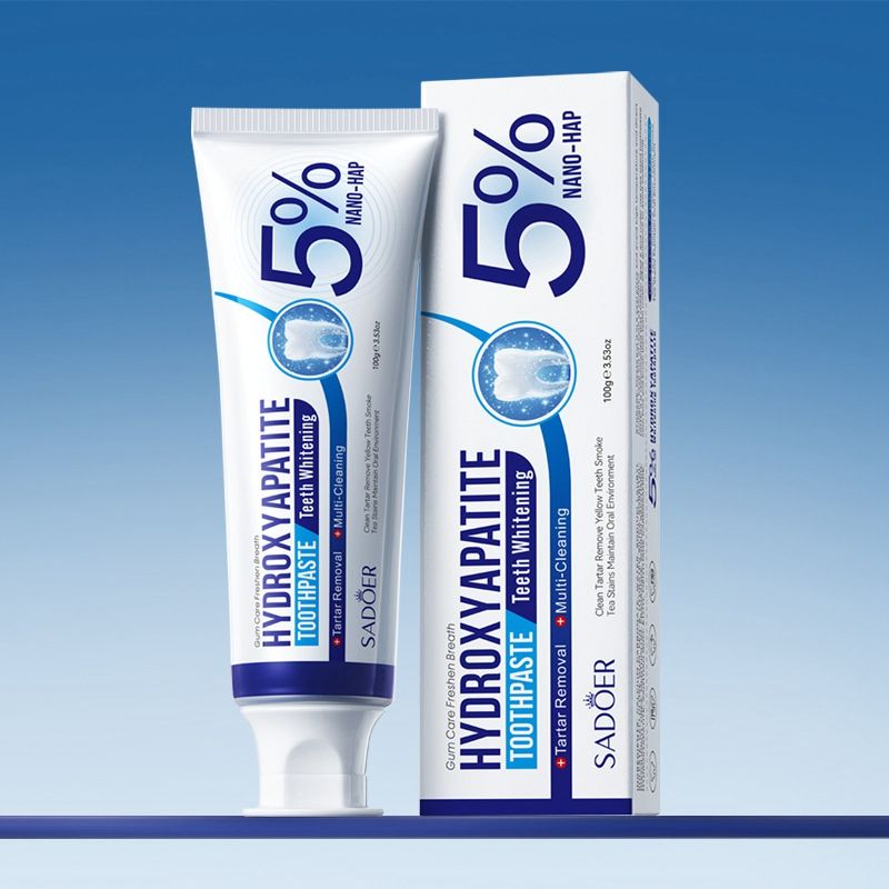 SADOER Hydroxyapatite Toothpaste Whitening Toothpaste Cleaning Gum Protection Toothpaste