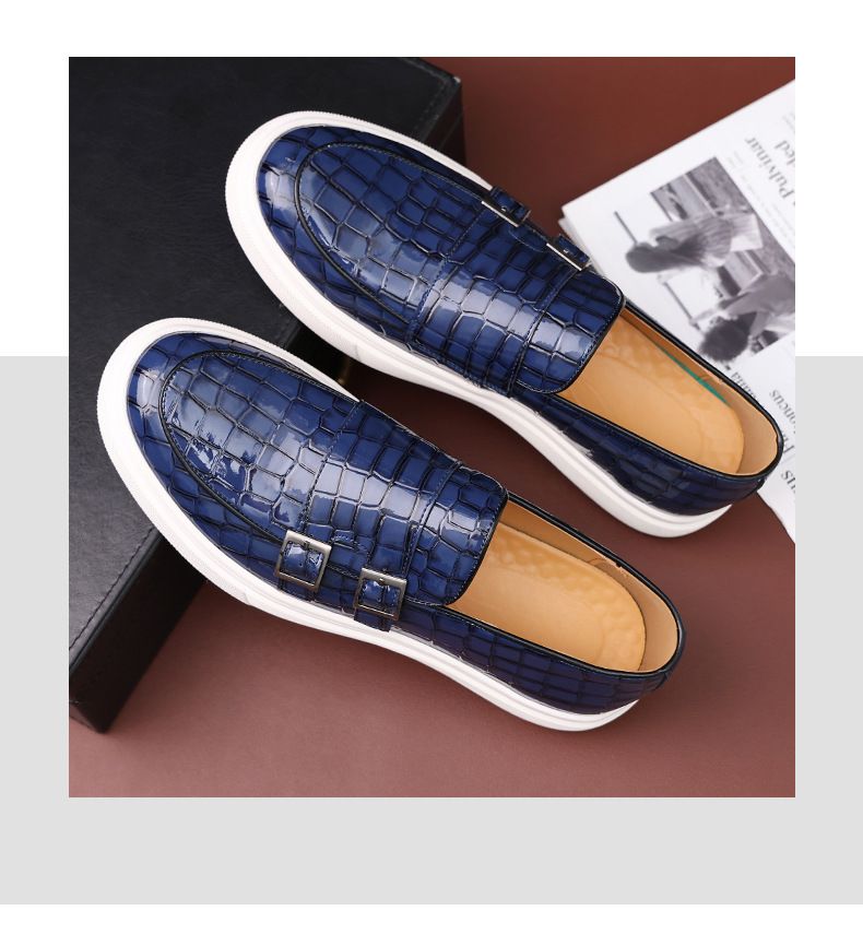Men's summer breathable 2025 new style casual one-step loafers, men's business formal leather shoes