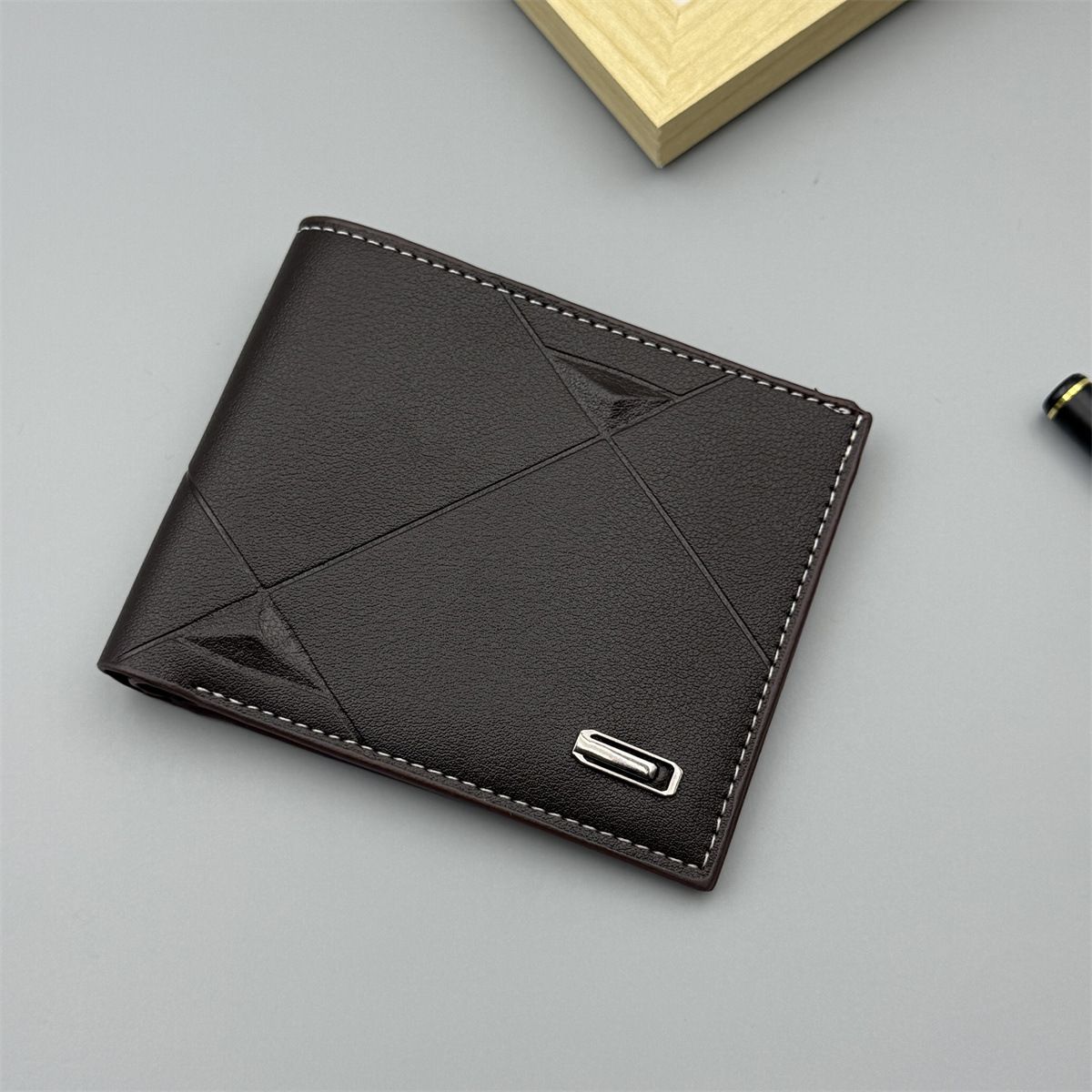 Men's Wallets,Slim Men's Leather Wallet with Multiple Slots,Waterproof and Multifunctional Men's Wallet with Coin Pocket for Storing Cards,Cash,Coin 
