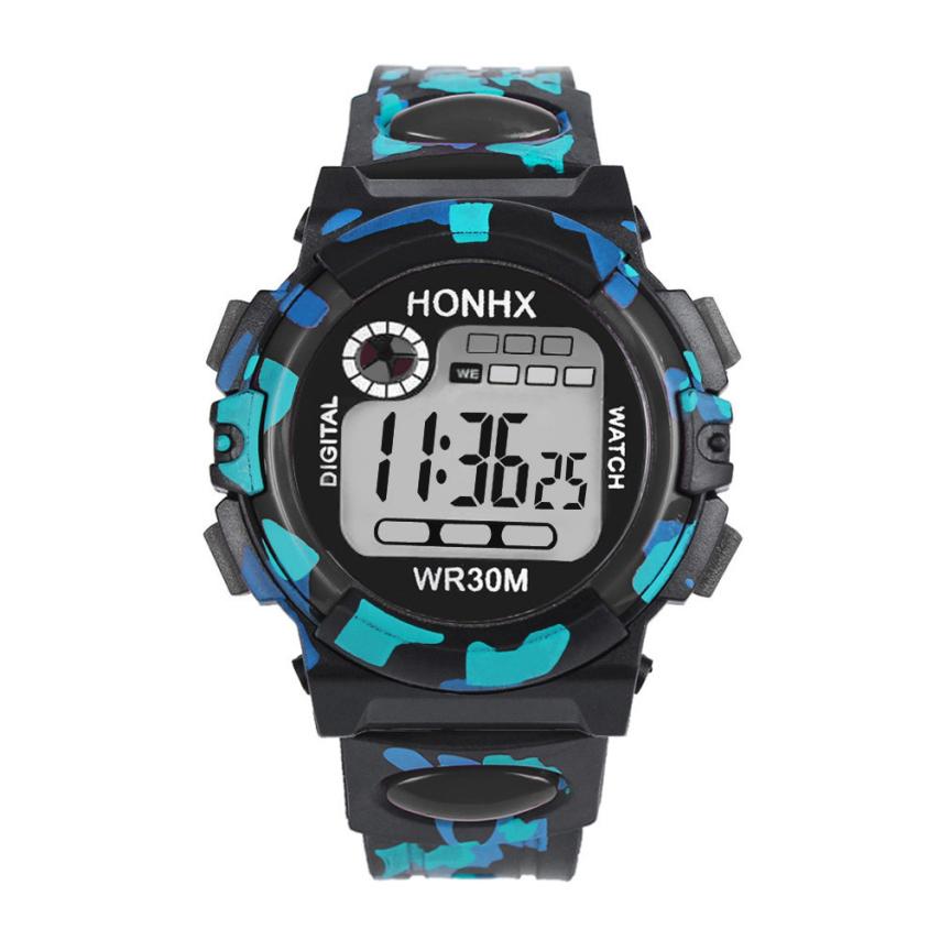 Outdoor Multifunction Chidren Digital Watches Boys Girls Child Rubber Sports Electronic Wrist Watch Kids LED Date Clock Reloj