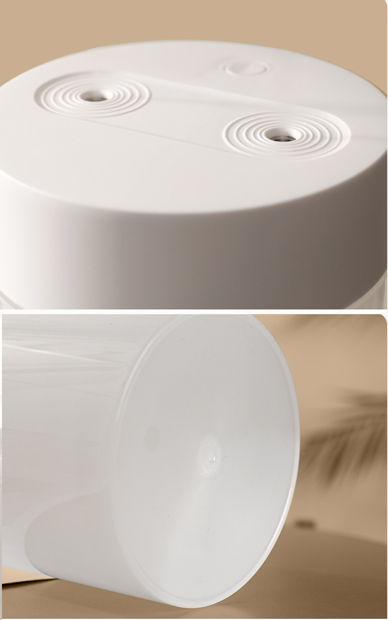 1.6L Air Humidifier Single Nozzle, USB Power Supply, Suitable for Study Room, Bedroom, Baby Room, Office, Car, With 7 Color LED, Air Humidifier, Can Be Used for Facial Moisturizing
