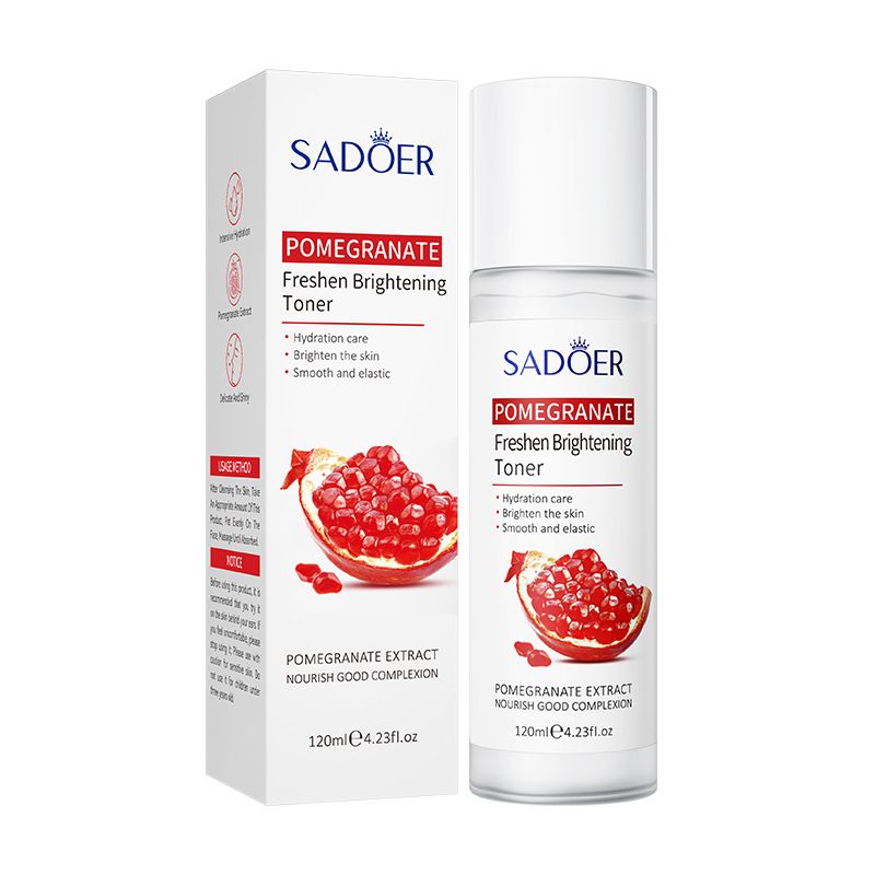 SADOER Pomegranate Fresh Beauty Toner Hydrating Shrink Pores Facial Moisturizing Water