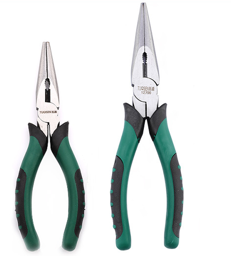 Tiger skin pointed-nose pliers 6 inch multifunctional manual pliers 8 inch wire cutters diagonal pliers pointed-nose pliers8 inches
