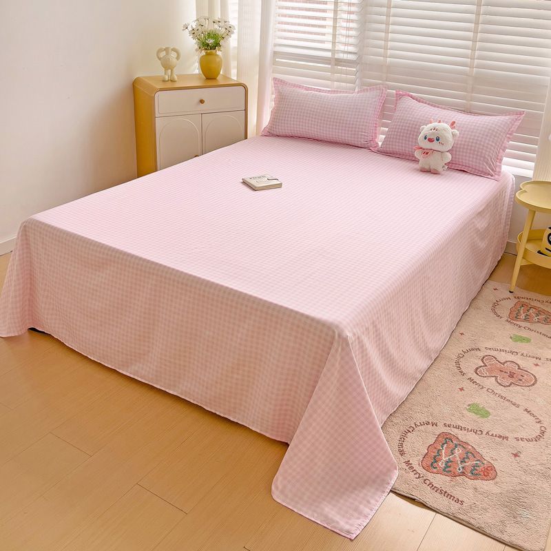120*230cm ,150*230cm ,180*230cm,220*230cm ,230*250cm Washed cotton brushed bed sheets pillow cases CRRSHOP free shipping Bed cover pillowcase 48 * 74cm