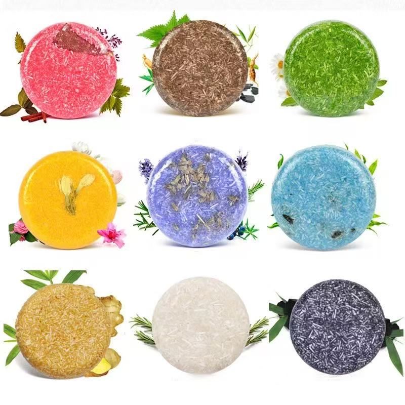 Ginger Polygonum Soap Shampoo Soap Cold Processed Soap Hair Shampoo Bar Pure Plant Hair Shampoos Hair Care