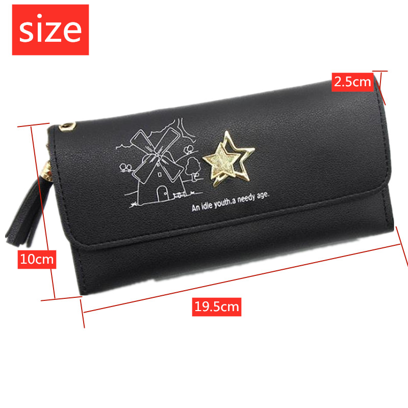 Women's Long Wallet Student Wallet women's hand bag multi Card Wallet