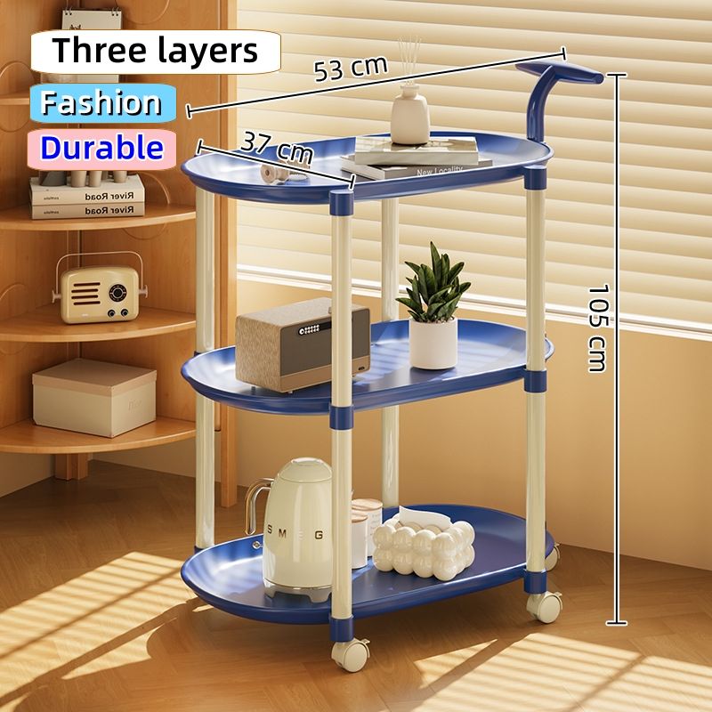 Mobile universal wheel Several households use mobile bedside tables by the sofa Storage rack, mini table