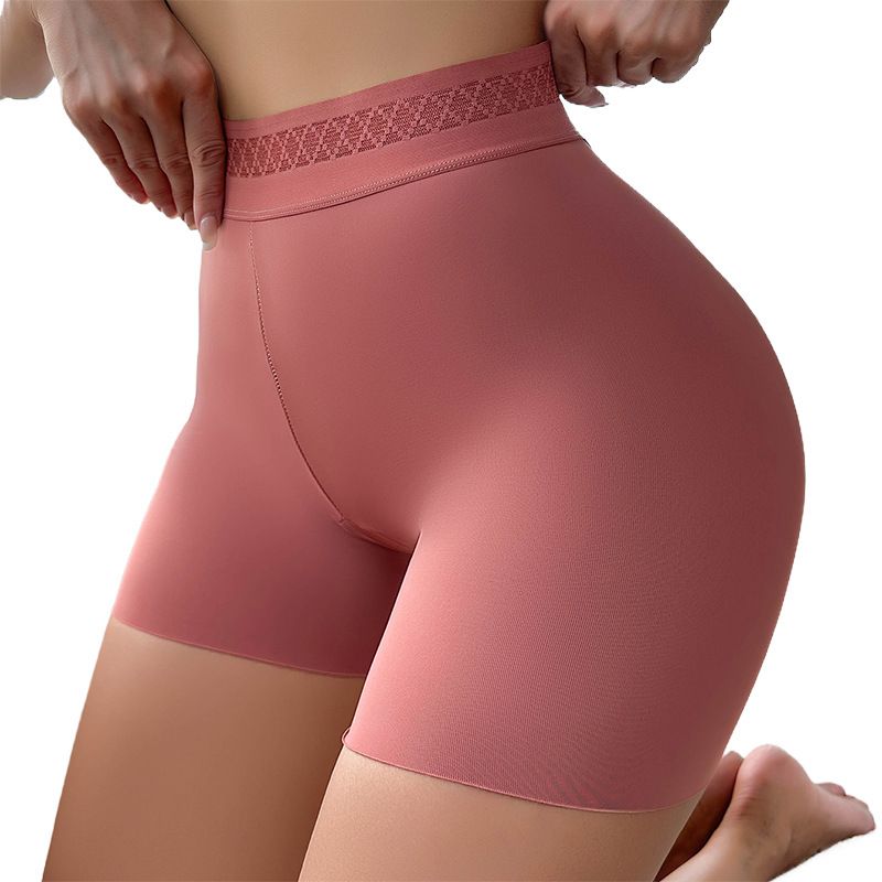 Europe and the United States new solid color hip lift belly pants corset body body tight waist plastic waist pants boxers CX001