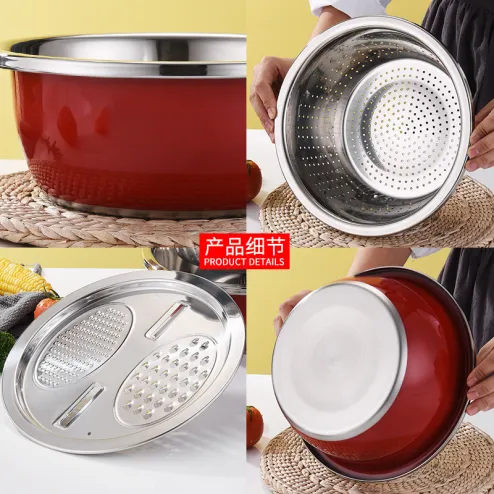 germany multifunction stainless steel basin grater slicer wash drain