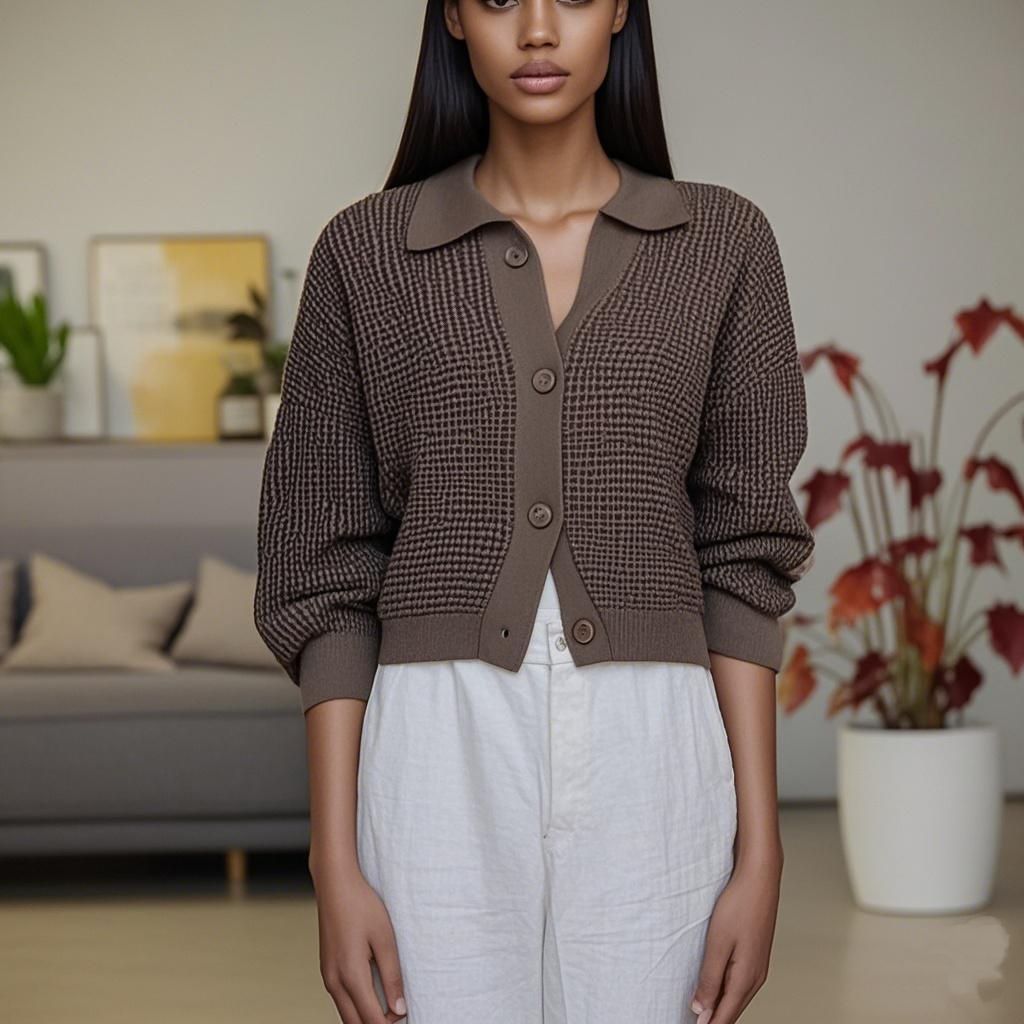 Wool knit Sweater Round Neck Sleeveless Knit Top Women's Sweater