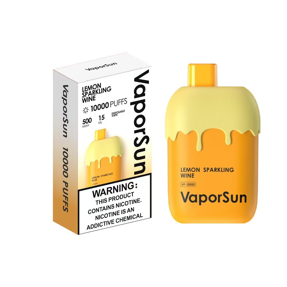 10 pcs   VaporSun 10,000 puffs Vape Disposable e-cigarette 600 puffs 800 puffs 12000 puffs 15000 puffs 20000 puffs 25K puffs Vapes Orange burst