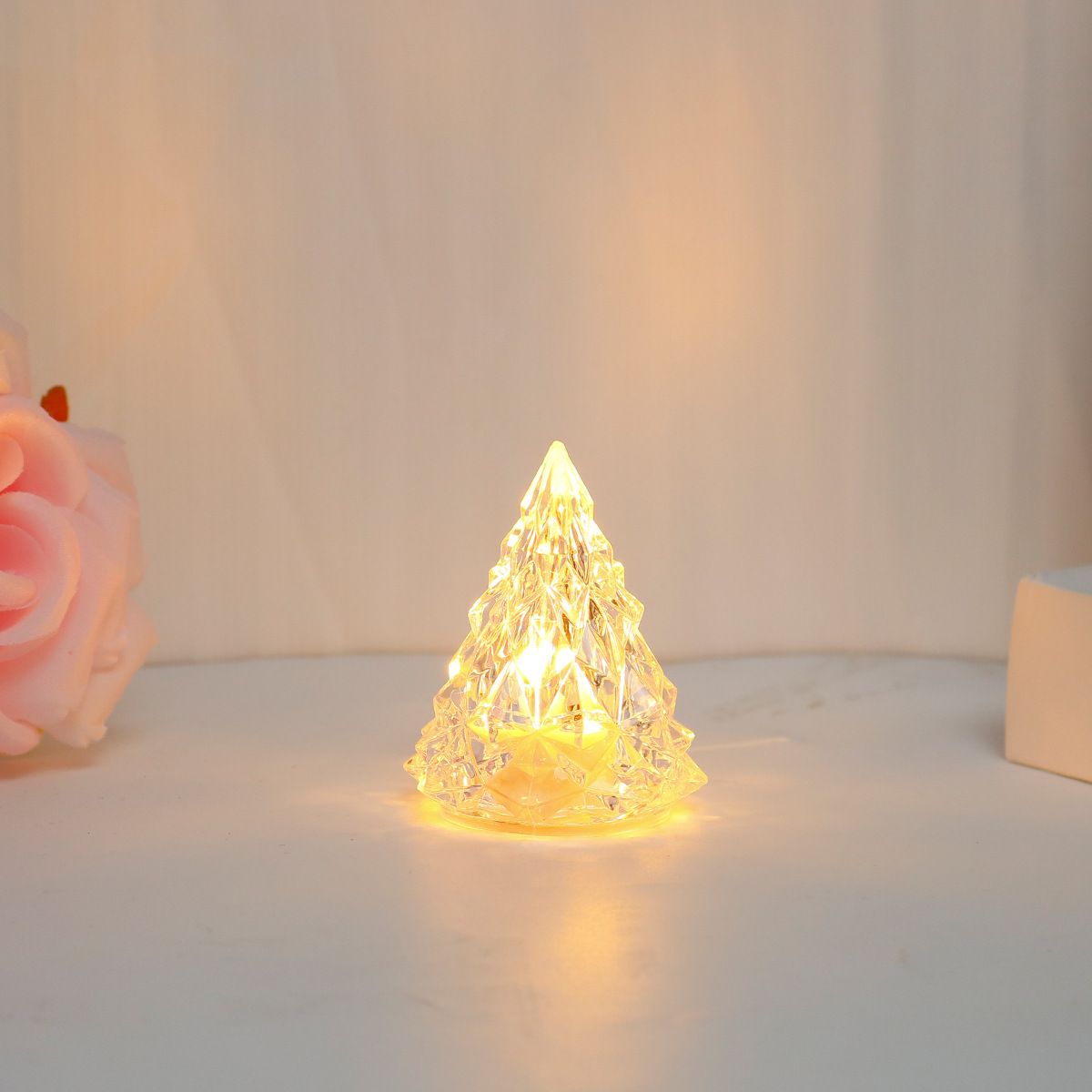 Iceberg shape night light snow mountain light dormitory bedroom bedside light atmosphere light as giftWarm light