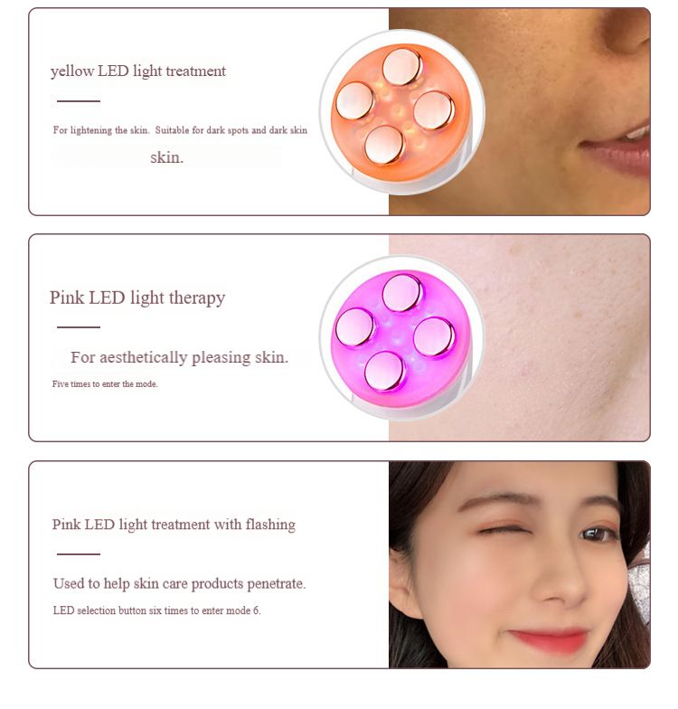 Microcurrent infusion instrument, electroporation, anti-wrinkle, photorejuvenation, lifting and firming beauty instrument gift

