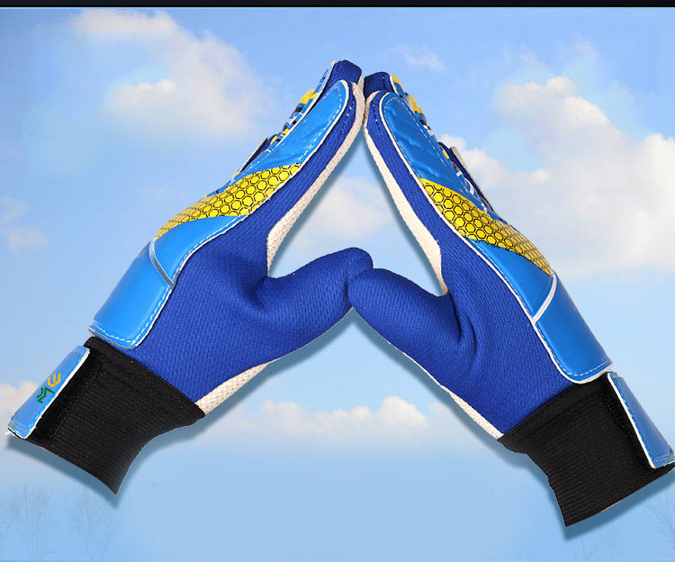 ME-06 Wear-Resistant Latex Finger Gloves Football Goalkeeper Non-Slip Protective Gear Outdoor Sports Equipment Universal Style