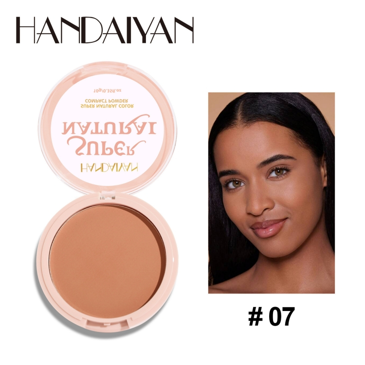 Powder female gentle and bright Powder Oil control waterproof lasting Moisture Concealer No card powder No makeup removal CRRSHOP women Waterproof, makeup setting, and not easy to fade ladies beauty care Makeup foundation present