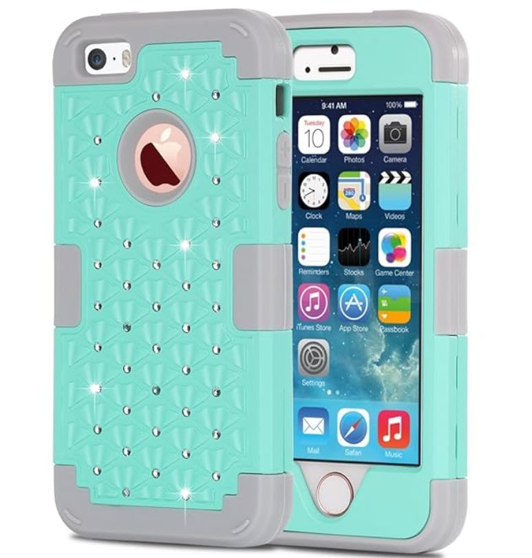 iPhone 7PLUS case, iPhone SE Case 3in1 Hybrid High Impact Soft Silicone Shockproof Hard PC Protective Case Cover for Apple iPhone