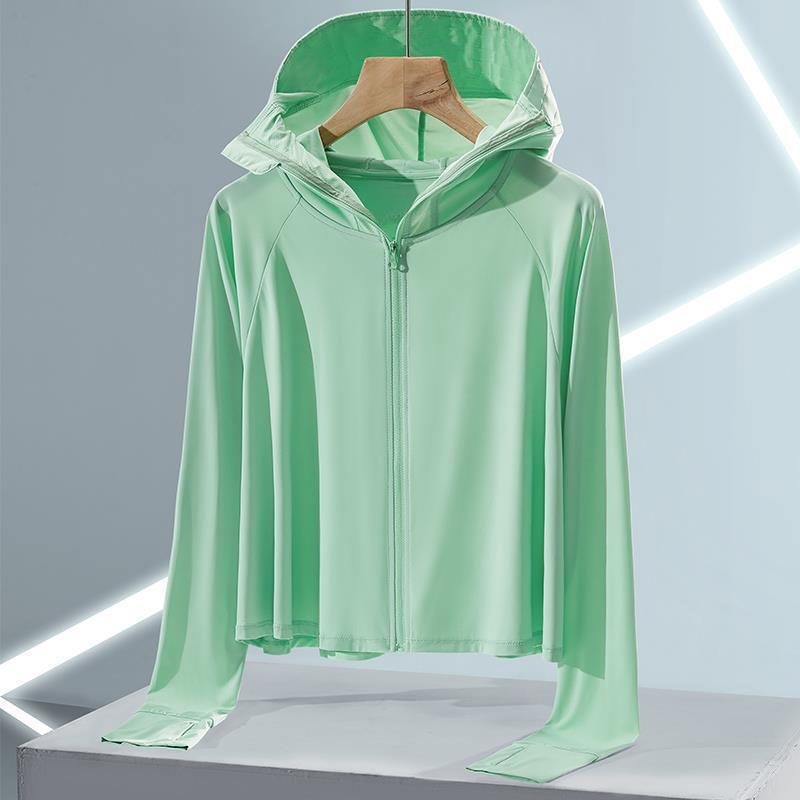 LY230523 Women's Summer New Ice Silk Sunscreen Clothing UV Protection Breathable Thin Jacket