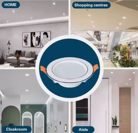 2PCS/BOX LED 220V Downlight 3 Colors Pin Light LED Ceiling Light Discolourable 3W Spot LED Recessed Mounted Bedroom

