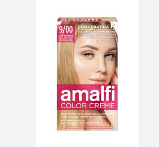 Amalfi Hair colouring cream medium blonde color creme