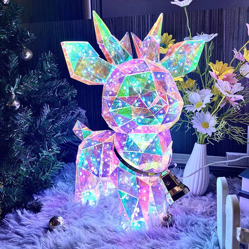 Christmas Illusion Luminous Milu Festival Atmosphere Decoration Decoration Qixi Girl Friend Children's Birthday Gift