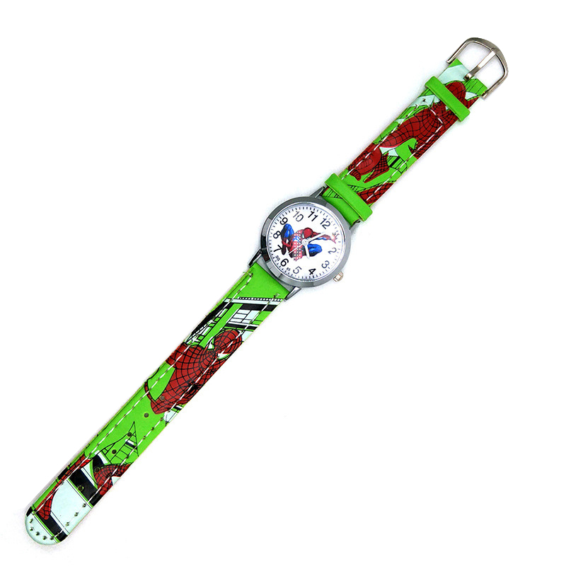 Cartoon Kids Watches 30M Waterproof Cool Pattern Leather Strap Children Wristwatch Boys Babys Gift Montre Enfant 2021