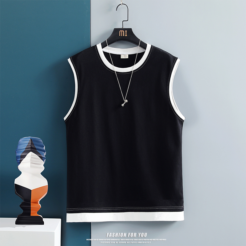 Mens Tank Top Cotton Casual Sleeveless Tshirt for Men Bodybuilding Bottoming Undershirts 2129
