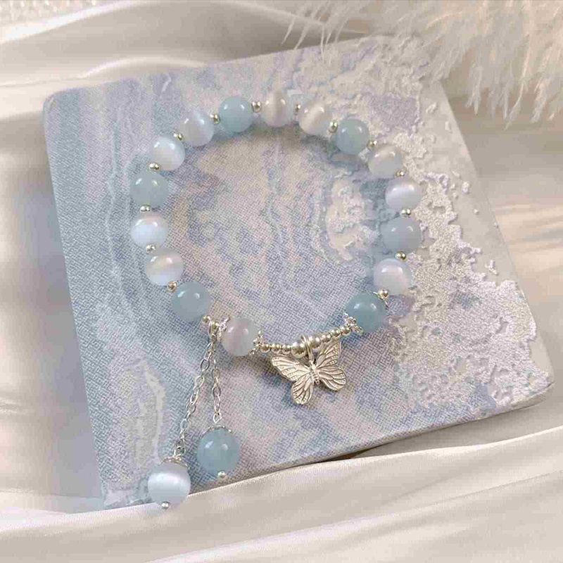 Cat's Eye Stone Bracelet Bracelet Healing Crystal Bracelet Cat's Eye Stone Bracelets for Women Birthday Bracelet for Women