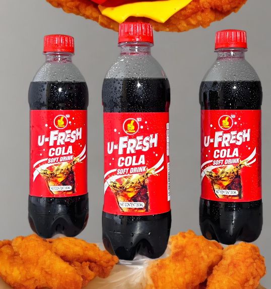 U-Fresh Carbonated ALL Flavors Soft Drink 350ml
