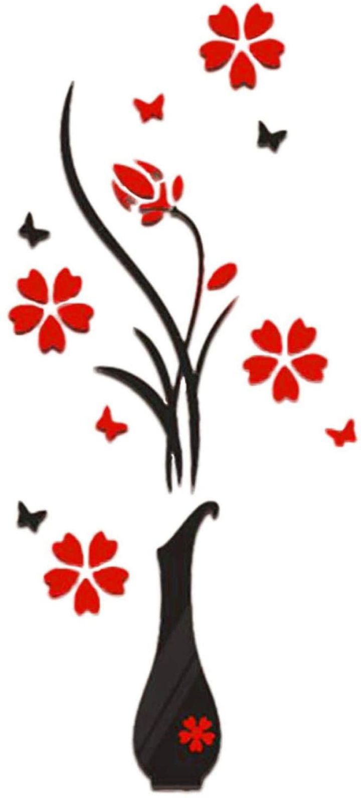 Flower Tree Crystal Arcylic 3D Wall Stickers Decal Home Decor Wall Stickers for Bedroom Wall Decor 