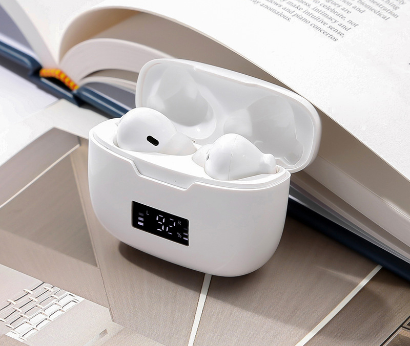 TWS Stereo Bluetooth5.0 Earbuds Touch Control Built-in Mic Headphones Deep Bass for Sport