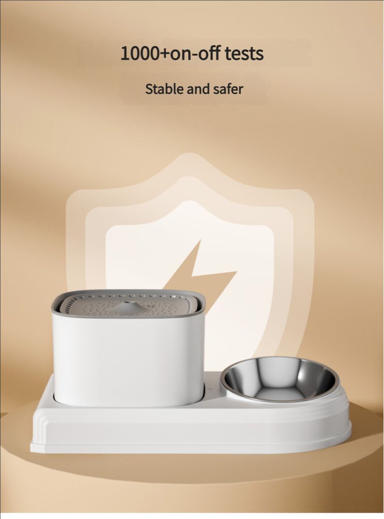 Cat bowl automatic drinking water feeder all-in-one pet bowl cat food utensil cat food bowl dog bowl pet supplies
