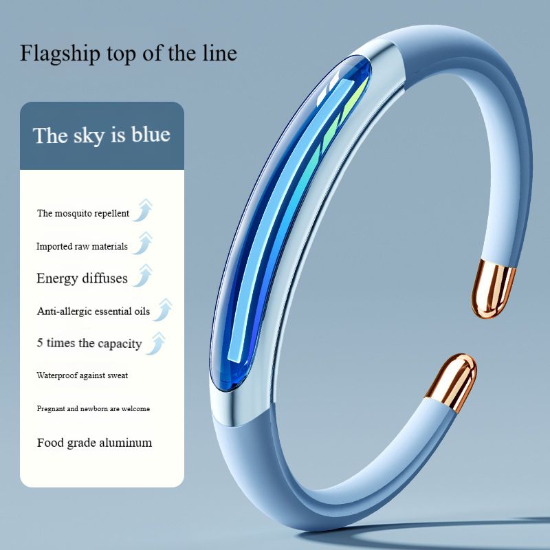 Mosquito repellent bracelet plant essential oil anti-mosquito artifact adult portable children baby vitality essential oil mosquito repellent bracelet
