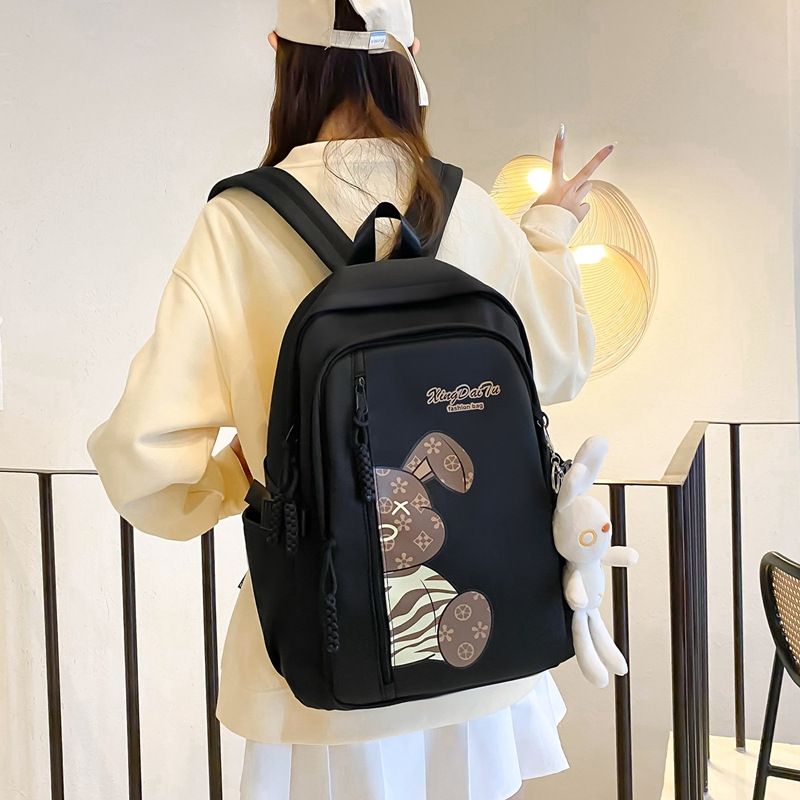 High appearance level schoolbag girl schoolbag autumn cute high appearance level backpack go out travel everything backpack girl xdt902