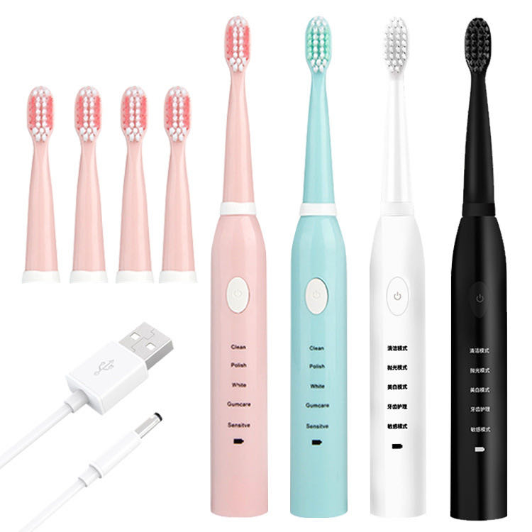 Powerful Ultrasonic Sonic Electric Toothbrush USB Charge Rechargeable Tooth Brushes Washable Electronic Whitening Teeth Brush