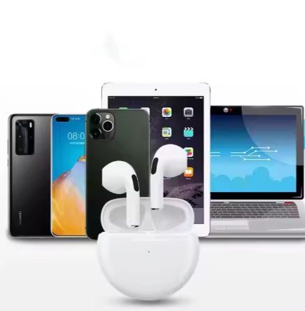 PRO 6 Mini Wireless Earbuds Portable TWS In-Ear Headphones for Sports Waterproof with Comfortable Form Factor