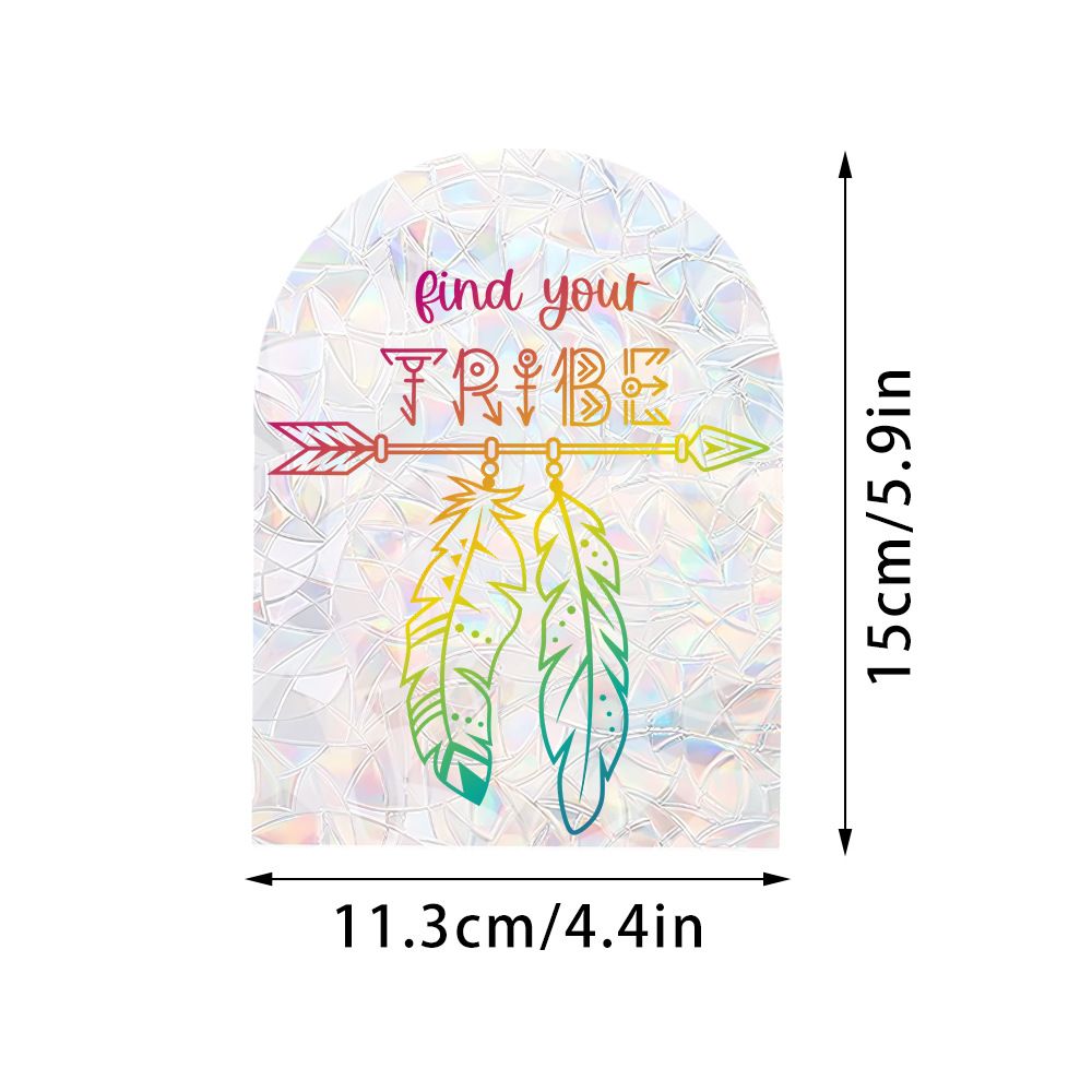 Amazon New Plant, Flower, Animal and Sunlight Catcher Static Glass Sticker - Bird - proof Glass Sticker