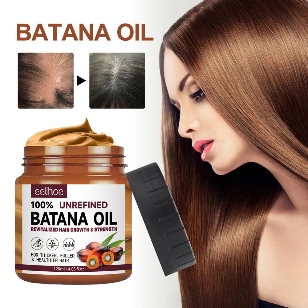 100% Unrefined Raw Batana Oil for Hair Growth and Strength,Pure Organic from Honduras, for Thicker, Fuller & Healthier Hair | Spoiled Botana Oil