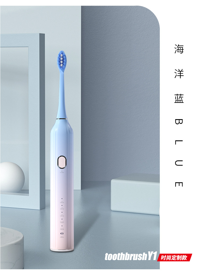 Powerful Ultrasonic Electric Toothbrush USB Charge Rechargeable Tooth Brush Washable Electronic Teeth Brush
