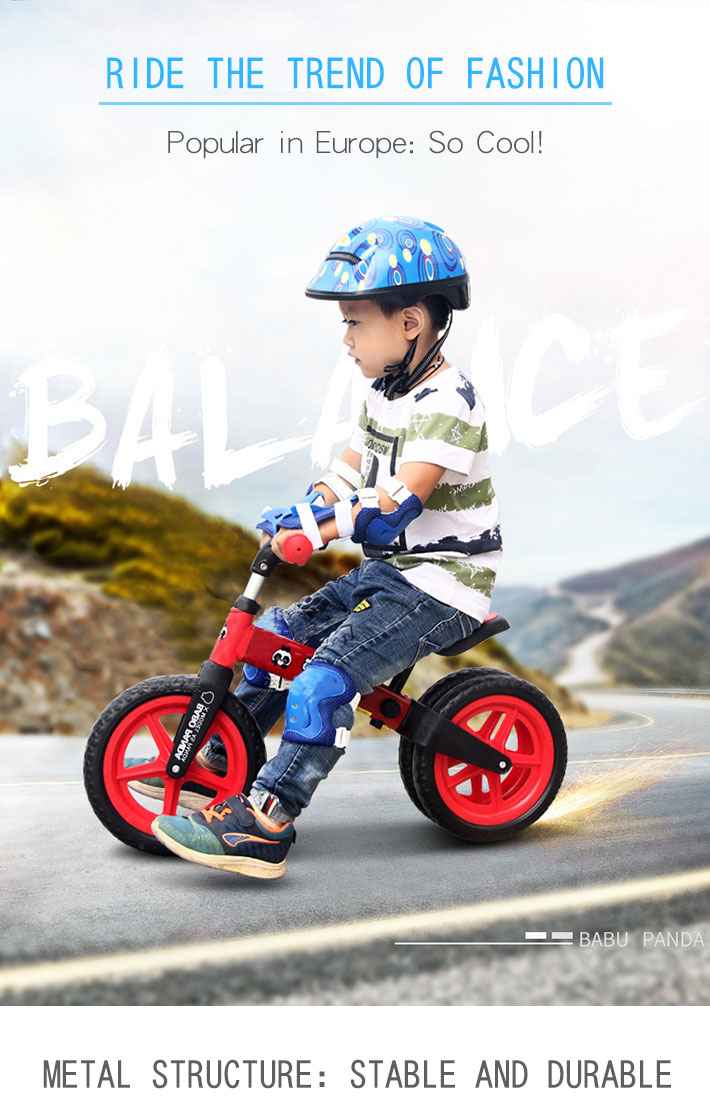 Babo Panda Children Dual Rear Wheels Scooters Adjustable Height BBP004 