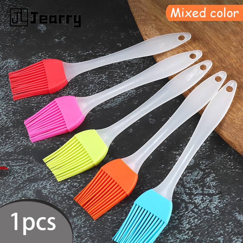 Jearry BBQ Brush Baking tools High temperature 230°C resistant soft non linting silicone oil brush barbecue brush cooking utensils
