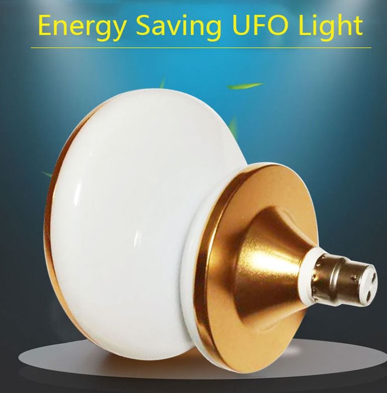 LED UFO lamp dust-proof insect-proof high-power bulb indoor and outdoor B22 pin base household lighting energy-saving bulb